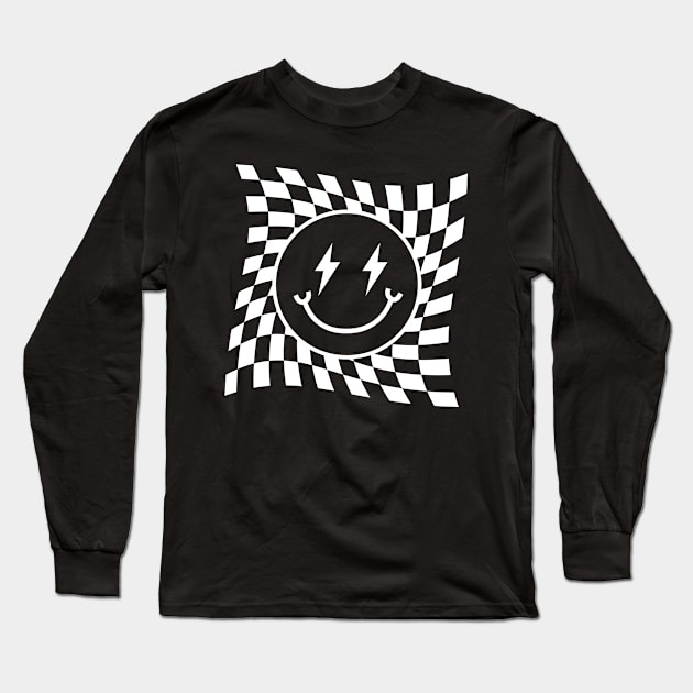 Electric Smile Long Sleeve T-Shirt by Taylor Thompson Art